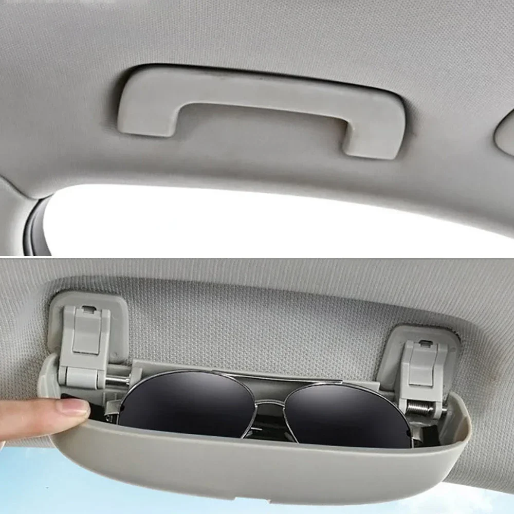 For Audi A3 A4 A6 C6 C7 A7 A5 S5 A1 Q2 Q3 Q5 Q7 Car Handle Glasses Holder Case Sunglass Box Modification Auto Accessories