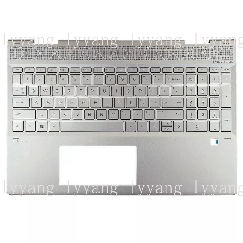 f  For HP ENVY X360 15-DR 15M-DR 15M-DR0012DX Palmrest Keyboard Backlit L53815-001