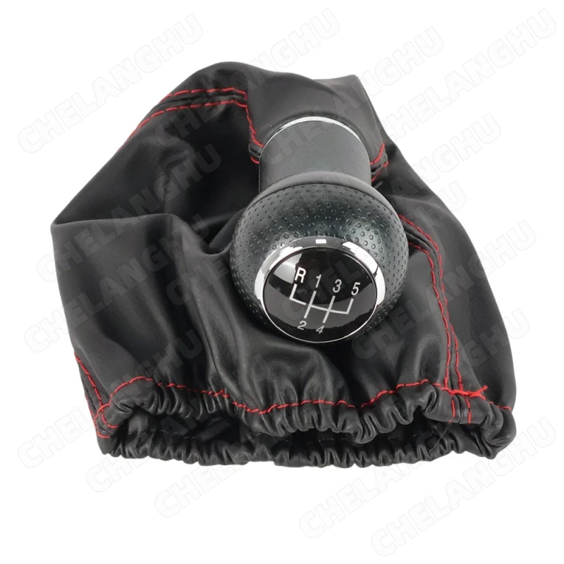 For VW Golf 3 Varaint Vento Jetta 3 1992 1993 1994 1995 1996 1997 1998 Car-Styling 5 Speed Car Gear Shift Knob PU Leather Boot