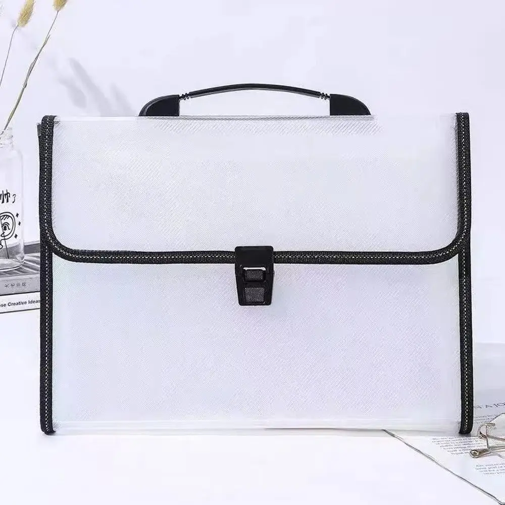 

13 Pocket Test Paper Storage Bag Waterproof Dustproof Accordion File Folder Multifunctional Portable Handheld File Bag Student