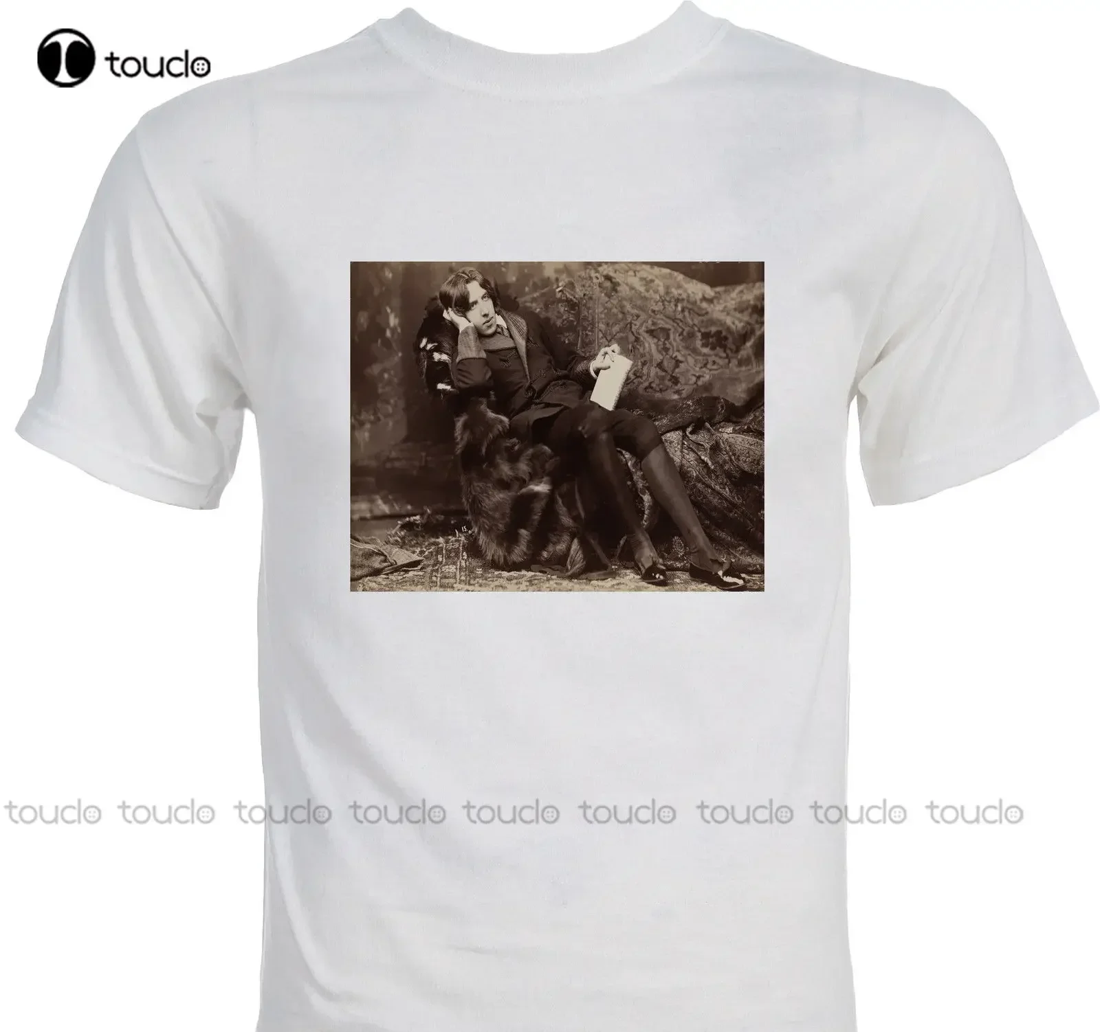 Men Good Quality T-Shirt Top Tees Fashion Cotton Casual Free Shipping Oscar Wilde Classic Literature Dorian Gray T Shirt Creator