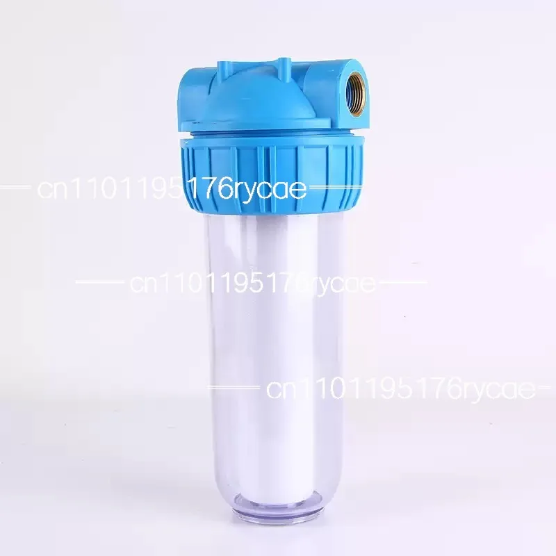 Copper Thread Interface Transparent Filter Bottle Pipeline Filtration Household Water Purifier Pre-filter Bottle 1/2