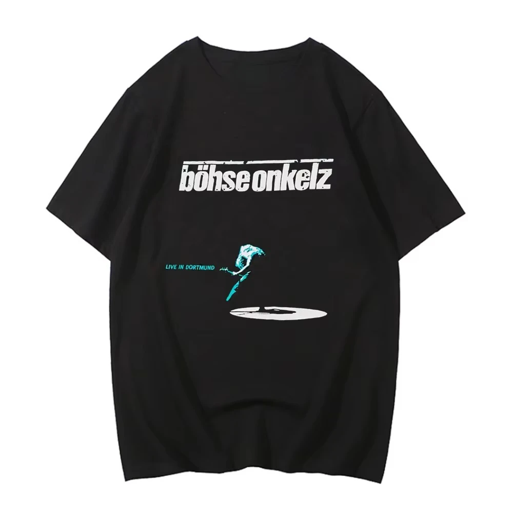 Böhse Onkelz Mitten Unter Euch Tour 2026 Vintage Skull Band Graphic T-Shirt Cotton Men Women Streetwear Tee