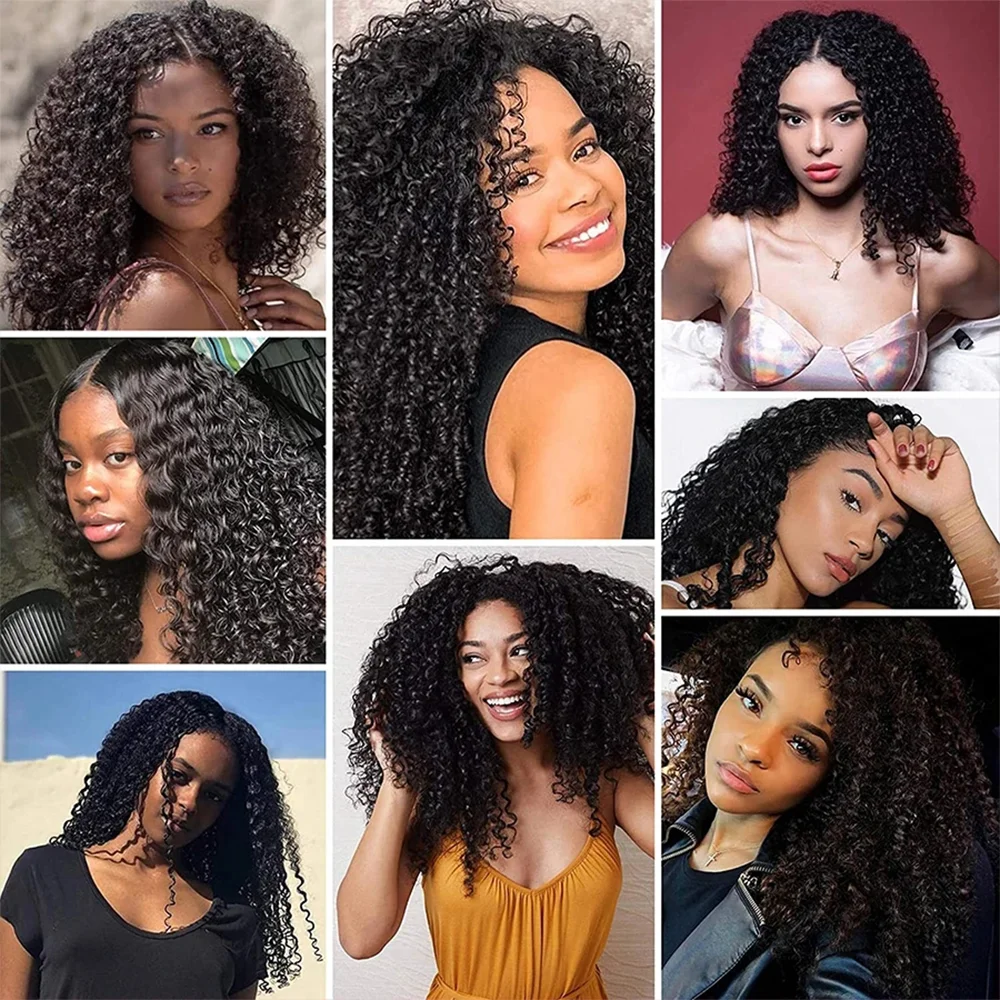 Brazilian Kinky Curly Wig Human Hair 13x4 Curly Lace Front Human Hair Wigs Kinky Curly Lace Closure Wigs For Women 180 Density