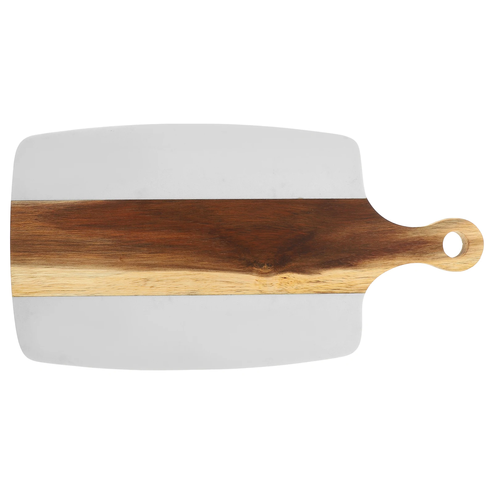 

Marble Wood Chopping Board Natural Heavy Duty Kitchen Cutting Board for Meat Fruit Vegetable Prep Nonslip Reusable Household