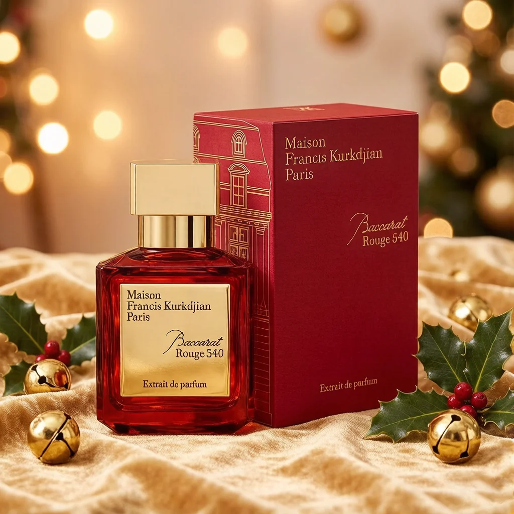 

Barakkat Rouge 540 Eau de Parfum, Amber Woody Floral Scent, Long Lasting Luxury Unisex Perfume for Daily Wear & Gifting