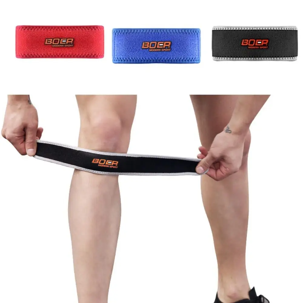Adjustable Knee Braces Pads Shock Absorption Knee Tendon Protector Knee Support Strap Breathable Kneecap Band