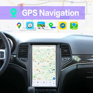 Android 13 8+256GB 13.6inch Screen CarPlay For Jeep Cherokee 2010-2023 Auto Car Radio Multimedia Recorder Player Navigation GPS