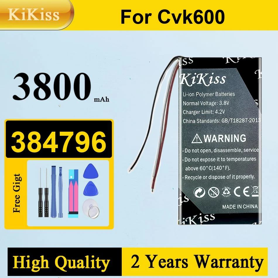 

Аккумулятор Kikiss 3800 мАч 384796 подходит для CVK600