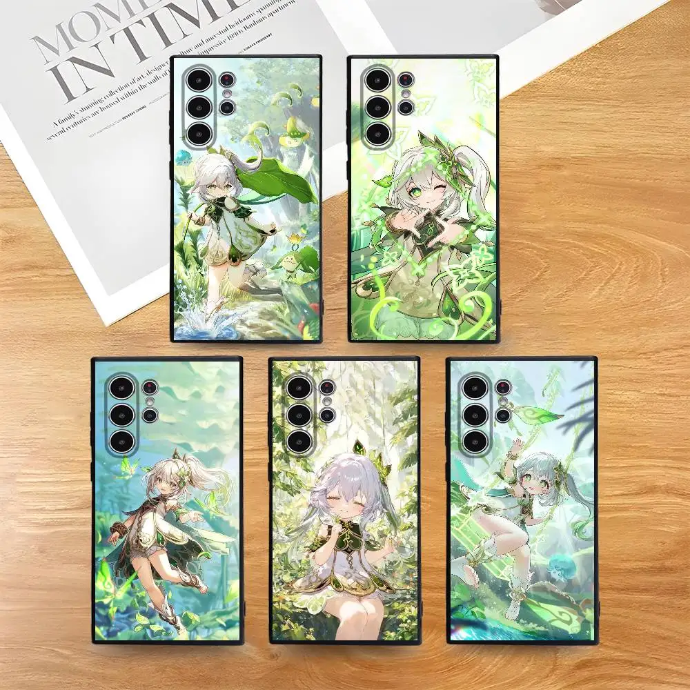 

Nahida Sexy Impact Game Phone Case For Samsung Galaxy S25 S24 S22 S23 Ultra S21 S20 Plus 5G Frosted Non-Slip Full Soft Cover