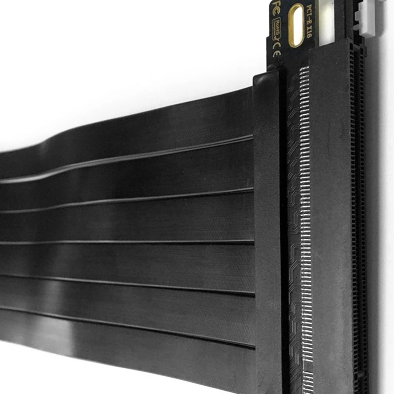 Cable de extensión de tarjeta gráfica PCI-E 3,0 X16, Cable vertical de 90 grados o 180 grados, imagen 16X, macho a hembra