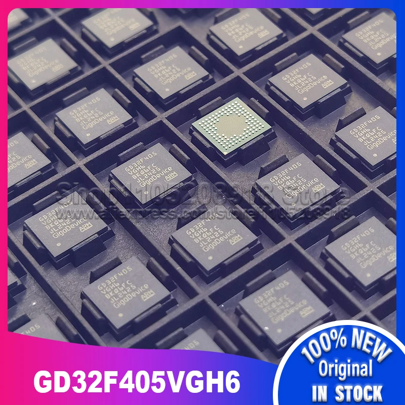 1 قطعة/الوحدة GD32F405VGH6 GD32F405 BGA100 100% العلامة التجارية الأصلية الجديدة
