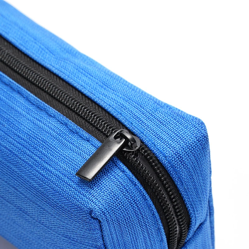 Student Pencil Case Creative Stationery Bag Oxford Cloth Plain Color Female Square Minimalist Pencil Case