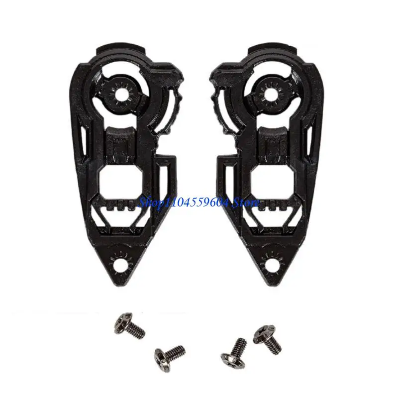 

12QM 1 Pair Helmets Face Windshield Visors Base for JK 316 AIS 607 Easy Installation