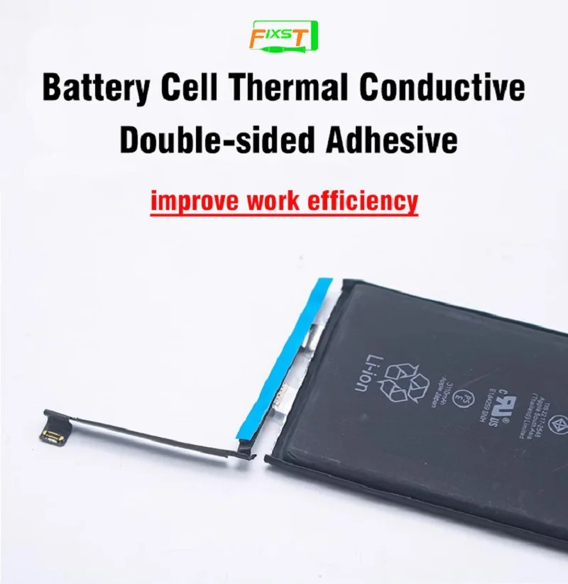 High Viscosity Battery Cell Thermal Conductive Double-sided Adhesive 3mm 10m For Transplanted Battery Plates, Battery Cells