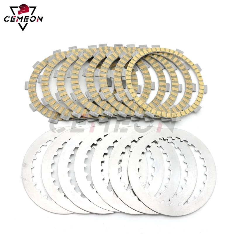 

For Honda NT650 J/K/L VT750 VT750S VT750 CV/CW/CX//CY/ XRV650 J/K Shadow Motorcycle clutch plate steel plate friction plate