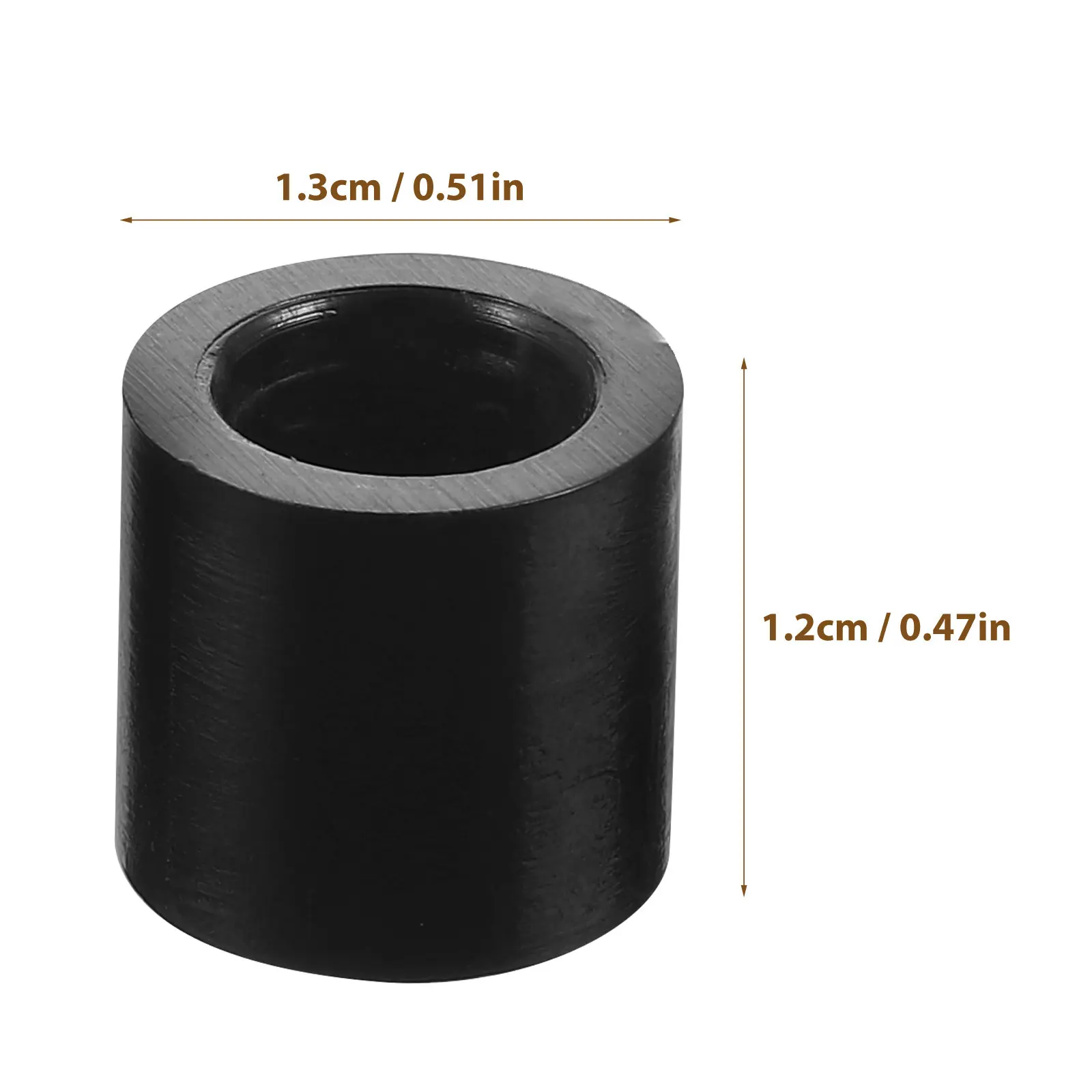 6Pcs Replaceable Cue Ferrules for Billiard Cues Lightweight Design Professional Pool Cue Hoop Billiard Supplies