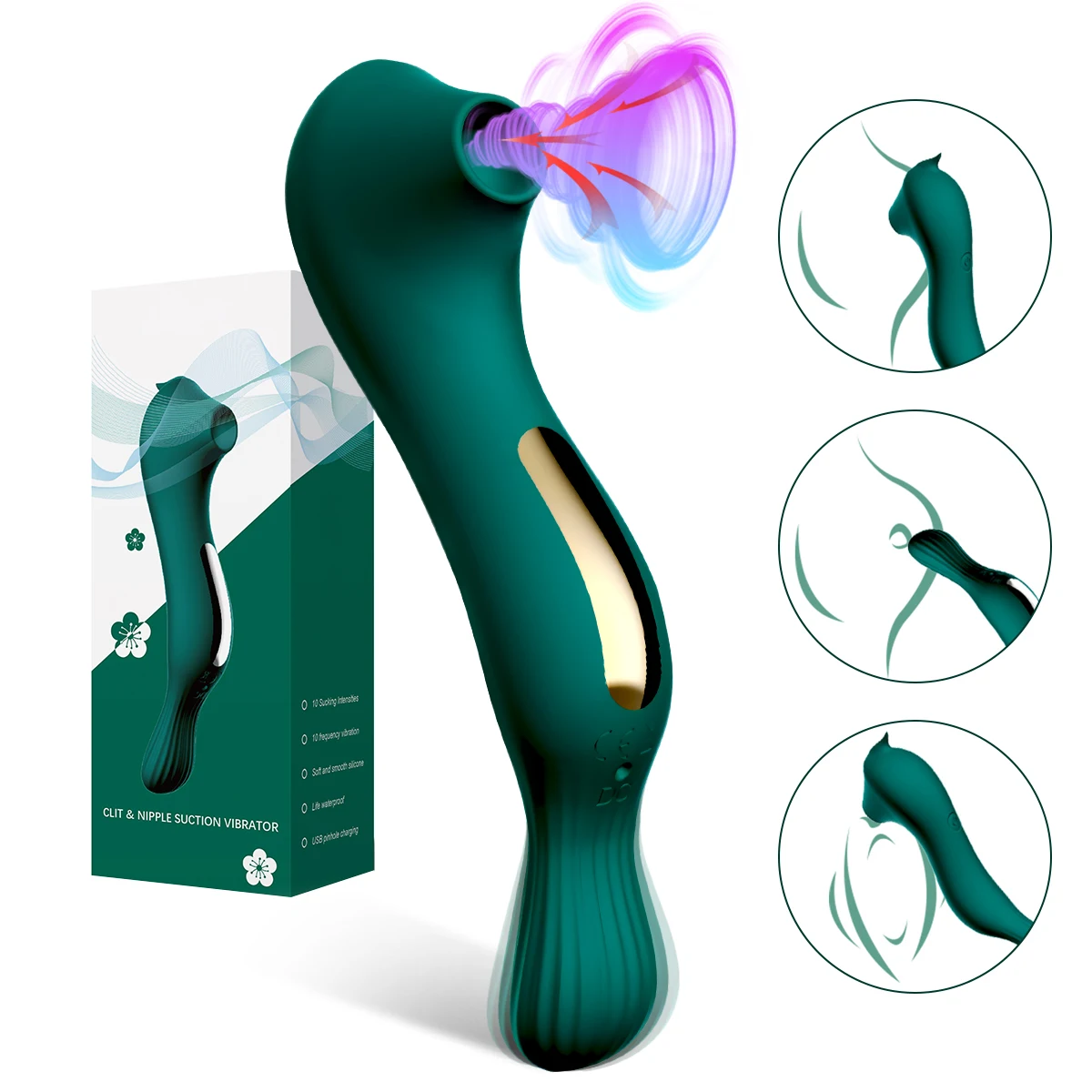 20 وسائط اهتزاز قوية مص هزاز أنثى جهاز تدليك للمهبل G-بقعة البظر محفز فراغ شفط الجنس لعب للنساء #1