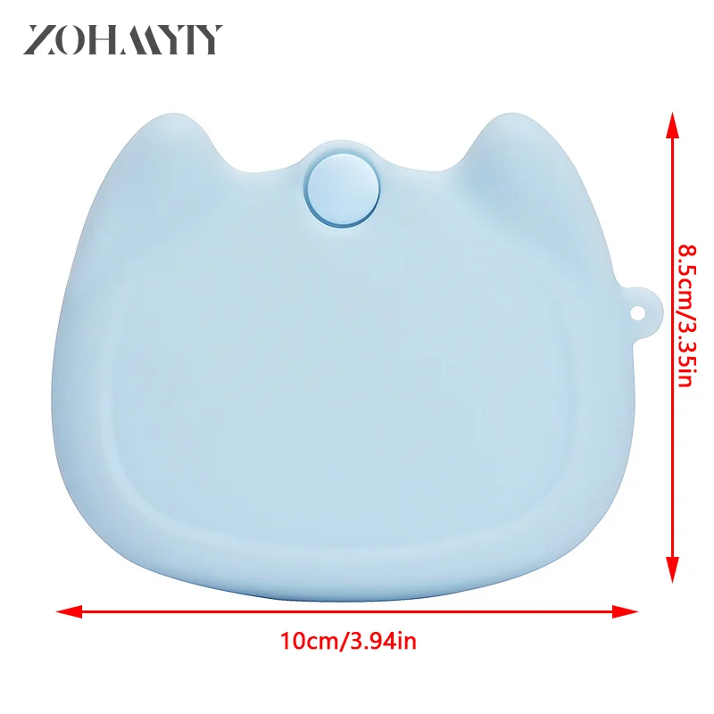 Silicone Denture Tray Box Dental Orthodontic Braces Retainer Case Vent Holes Dental Denture Box ​False Teeth Protective Case