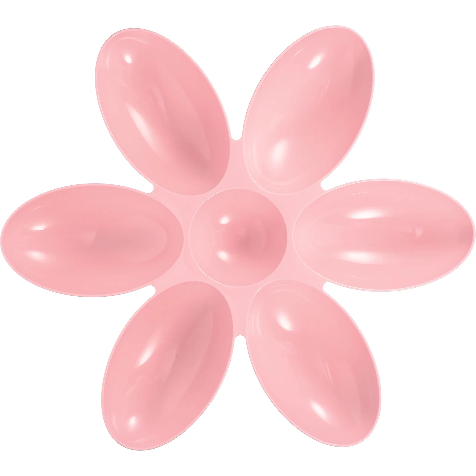 

Petal Shape Bowl Floor Cat Feeder Premium Abs Smooth Surface Easy Clean Pet Feeding Dish Daily Use Plastic Cat Dishes For