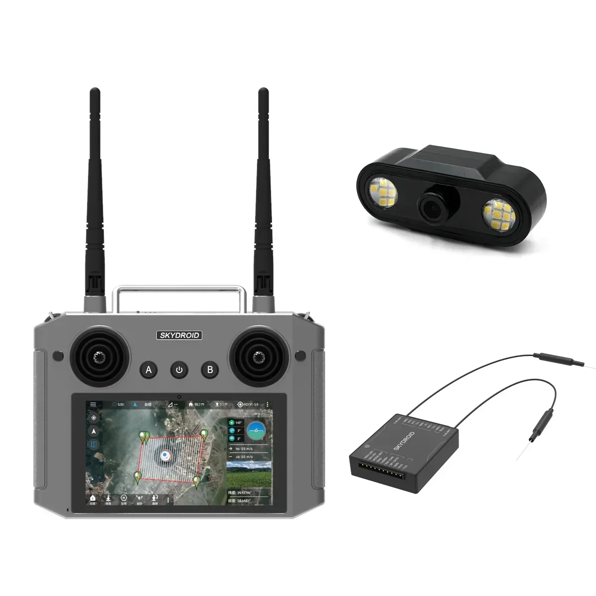 Skydroid H12 Remote Controller 2.4GHz 1080P Digital Video Data Transmitter Agricultural  Remote Control