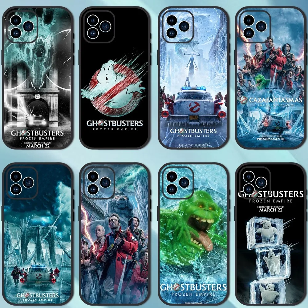 Movie G-Ghostbusters F-Frozen Empire Phone Case For iPhone 13 12 11 14 15 Pro XS Max XR X 8 7 6S 6 Plus SE 2020 Soft Back case