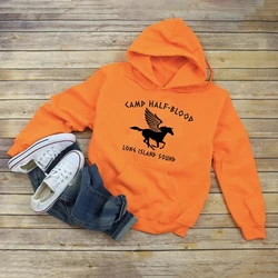 Obóz pół krwi bluzy Percy Jackson bluzy obóz graficzna koszula obóz kochanka koszula mężczyźni kobiety Unisex jesienno-zimowa bluzy w stylu Casual