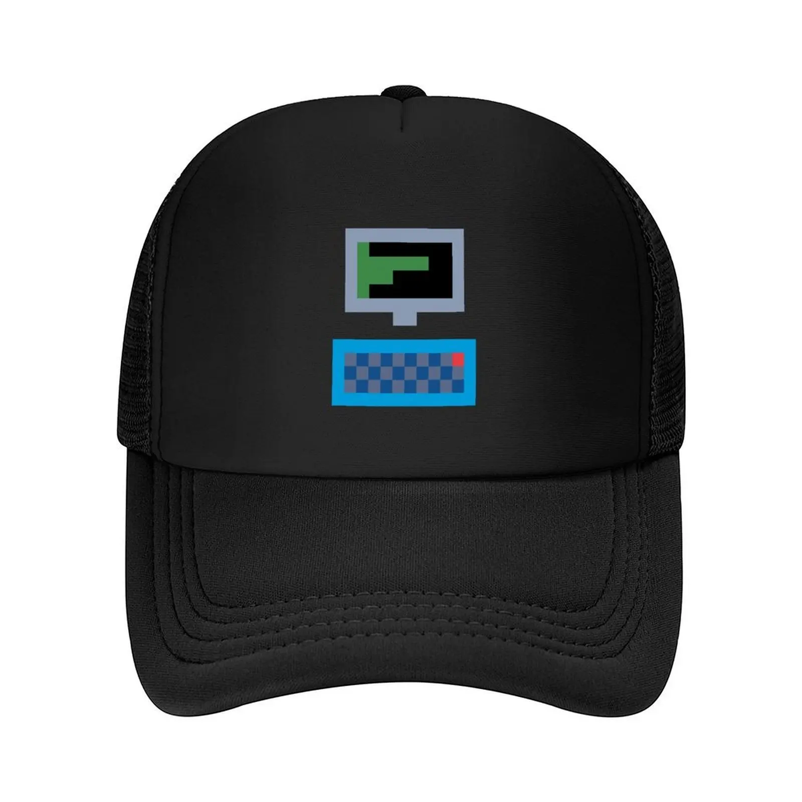 

Pixel Computer Baseball Cap designer cap tea Hat foam party Hat Rugby Woman Men's
