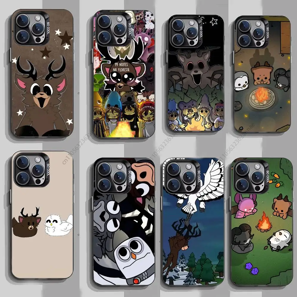 

99 N-Nights in the F-Forest Deer Custom Phone Case for iPhone 15 16 Pro Max Air SE 11 13 Pro 14 Plus 12 11Pro 15Pro Max 16e