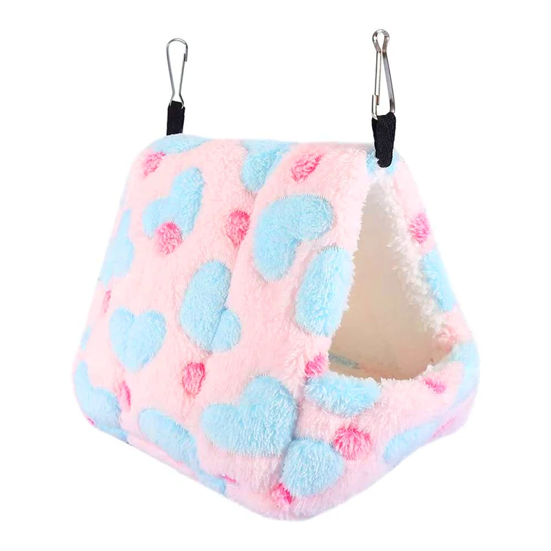 New Flannel Hamster Cage Cotton Nest Candy Glider Sleeping Bag Squirrel Mini Hedgehog Warm House Guinea Pig Winter Thickened Bed