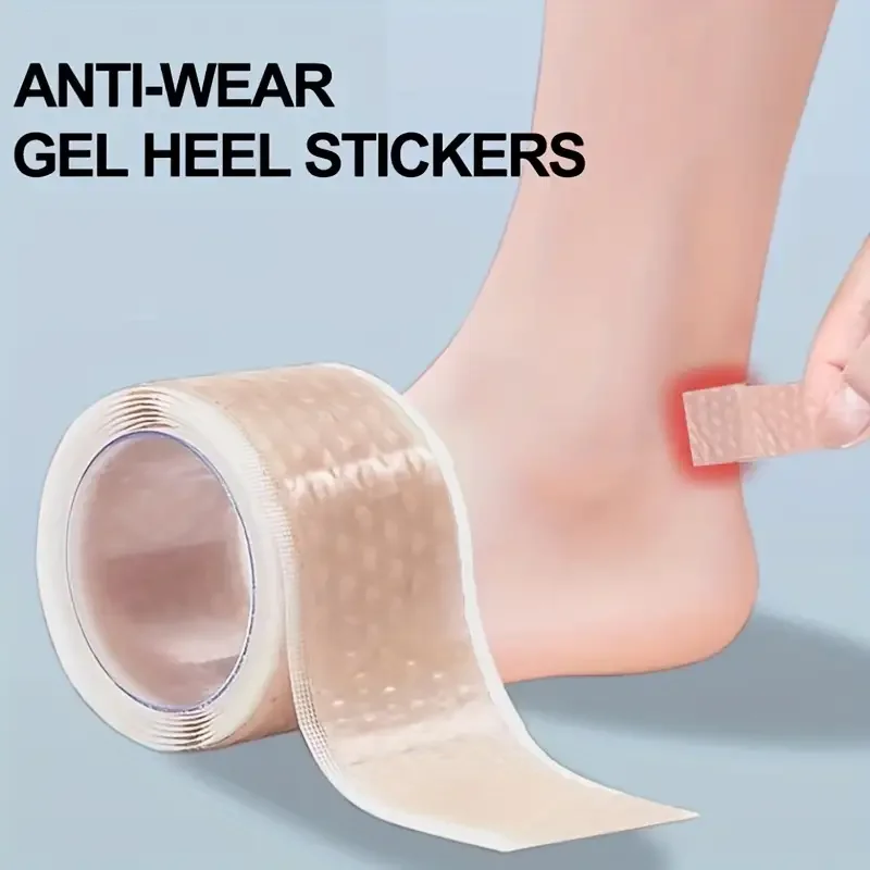 1pc 100cm Gel Heel Protector Foot Patches Adhesive Blister Pads Heel Liner Shoes Stickers Relief Plaster Foot Care Cushion Grip