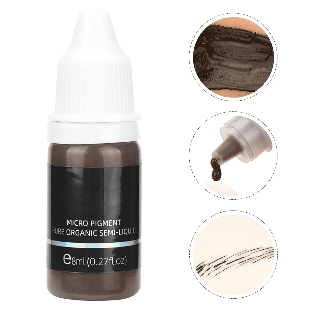 

Eyebrow Tattooing Pigment 10Ml Natural Safe Microblading Ink for DIY Portable Professional Eyebrow