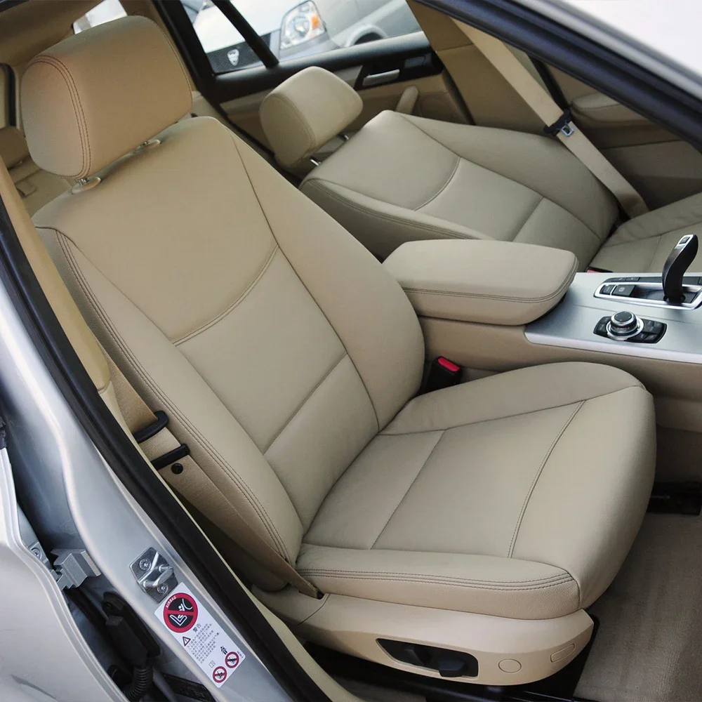 Spezieller Autositzbezug für BMW X3 2011 2012 2013 2014 2015 2016 2017, PU-Leder-Kissen, Autositzbezüge, Auto-Styling-Zubehör – Detail 2