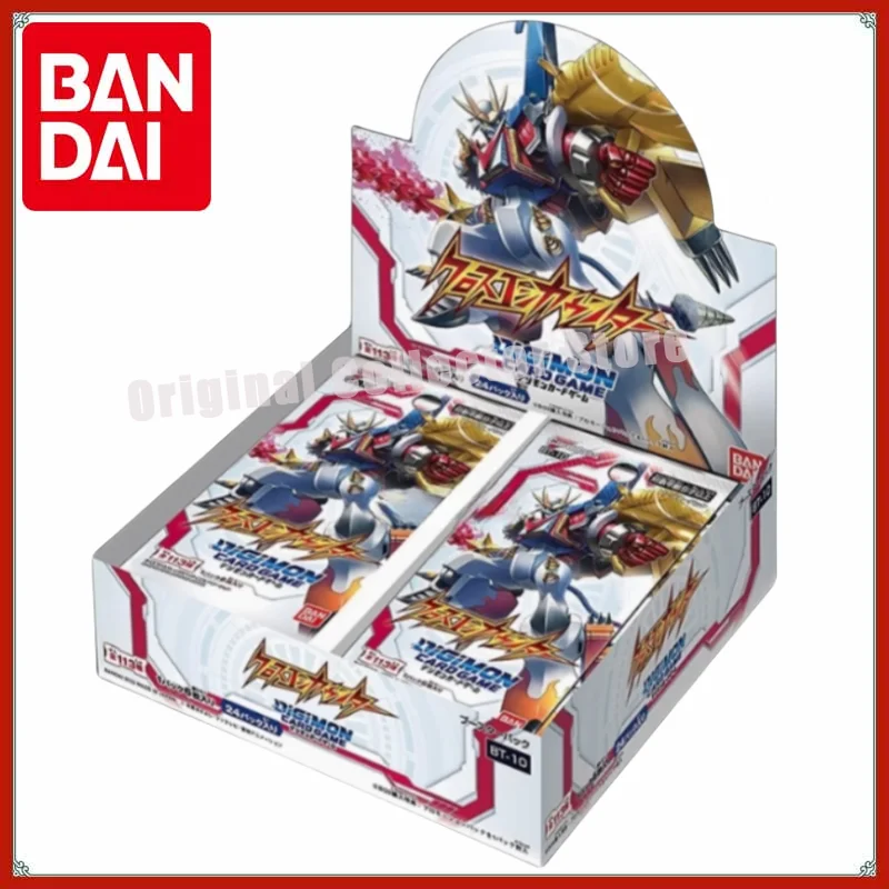 

Original Bandai Digimon Cards DTCG Japanese Digital Monster Battle Card BT-10 Combined War Replenish Bag Collect Child Gift