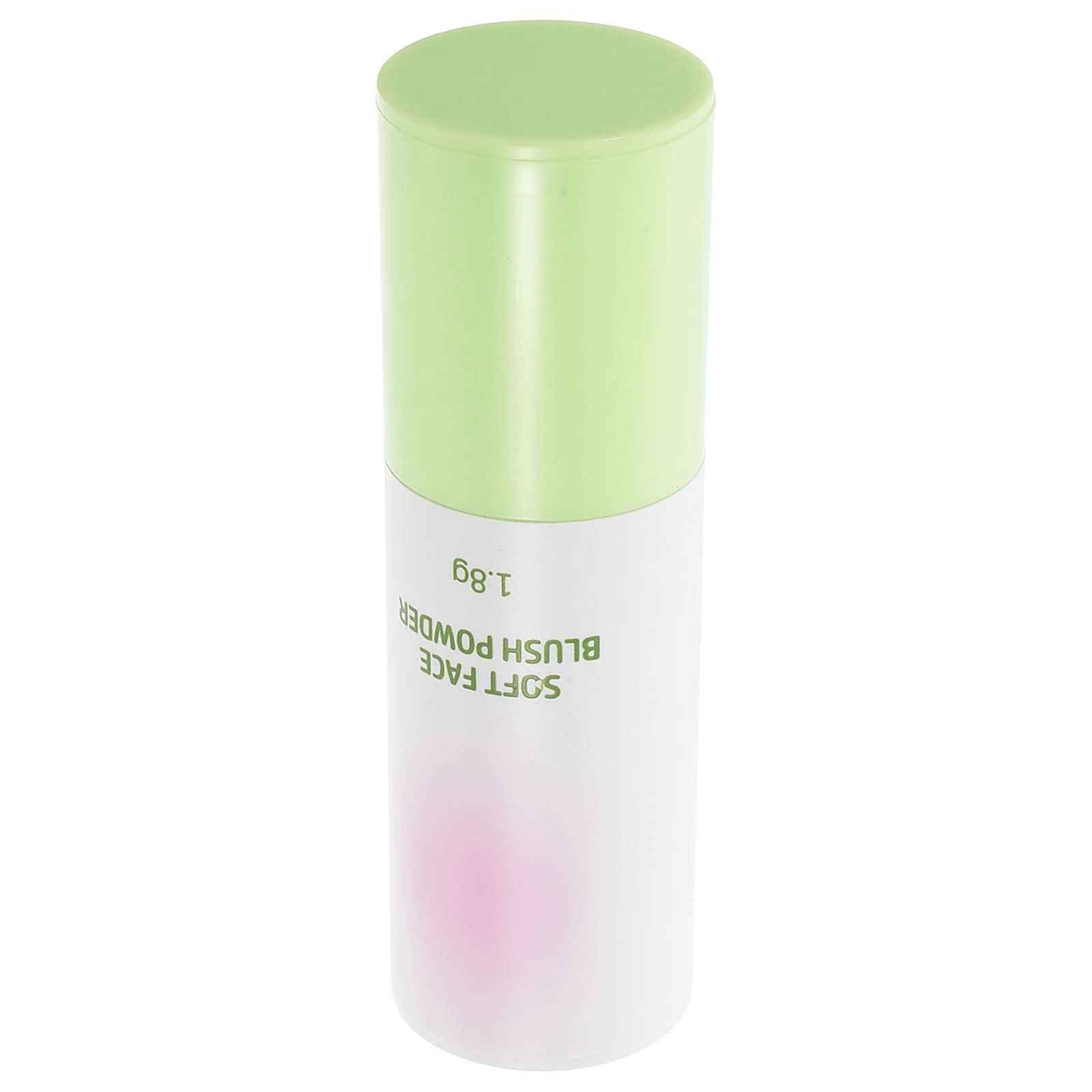 

Blush Stick Pink Solid Moisturizing Creamy Twist Up Sponge Tip for Look Cheeks Lips Smooth Application Daily Wear