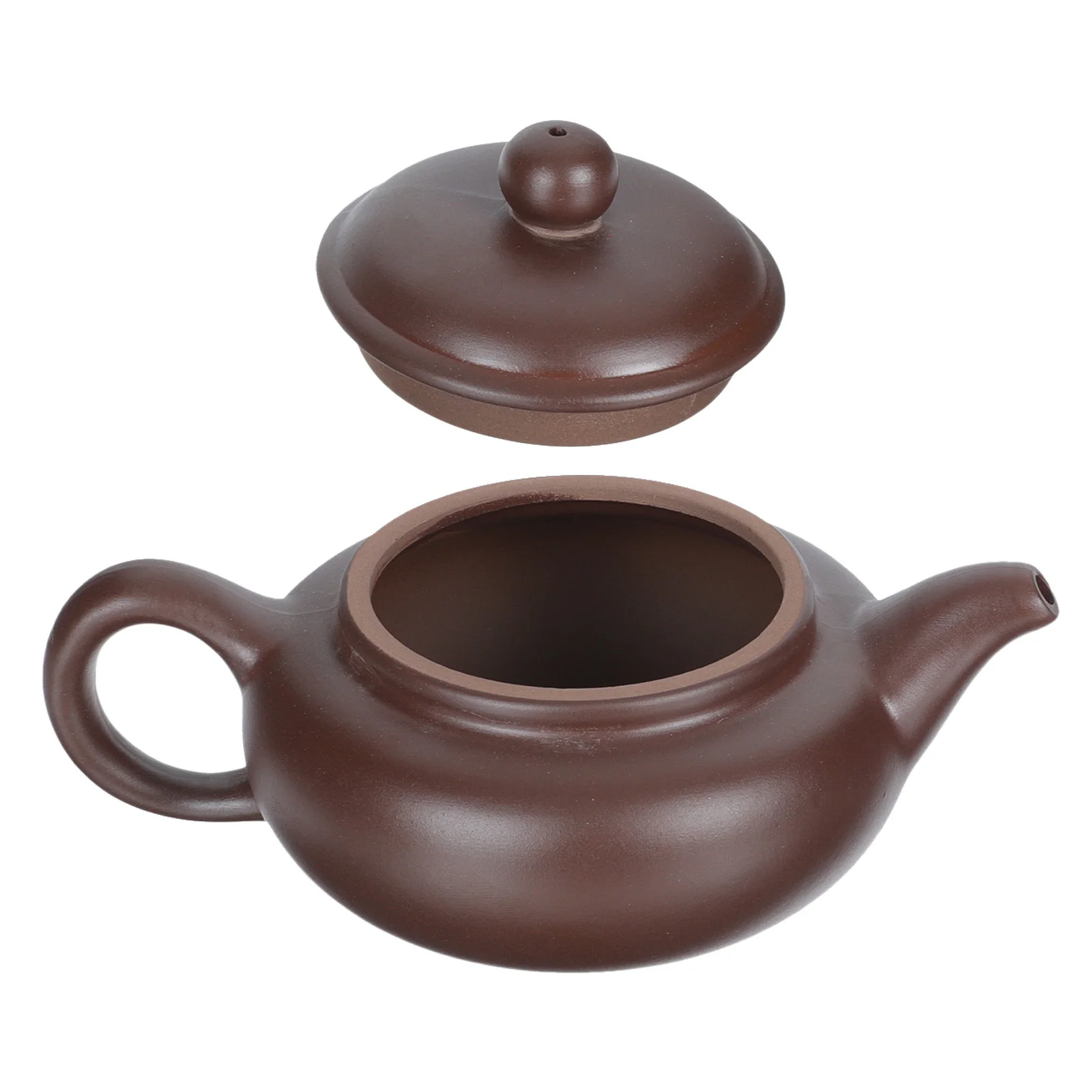 

1Pcs Purple Sand Teapot Household Multipurpose Teakettle Design Comfortable Handle for Tea