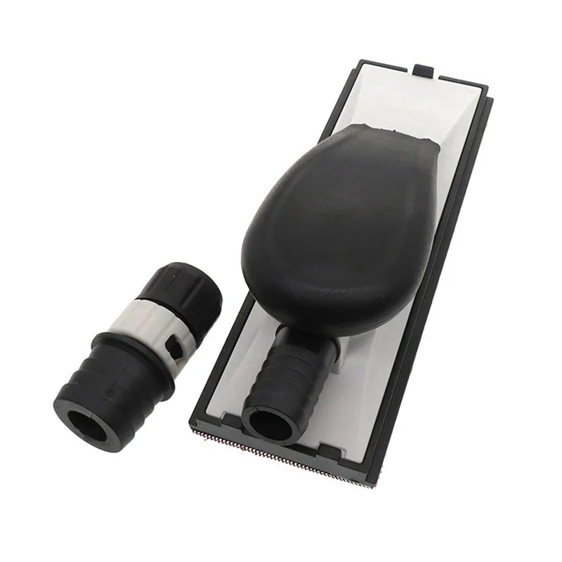 

T99C-2 Set 200 X 70Mm Sanding Block Vacuum Hand Sander Sponge Pad Dust Free With 8 Pcs Replacement Pad For Wood Polishing Car