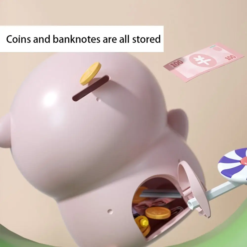 Skarbonka dla zwierząt o dużej pojemności, sejf na pieniądze, skarbonka świnka, pudełko na pieniądze, sejf na banknoty, pojemnik na monety