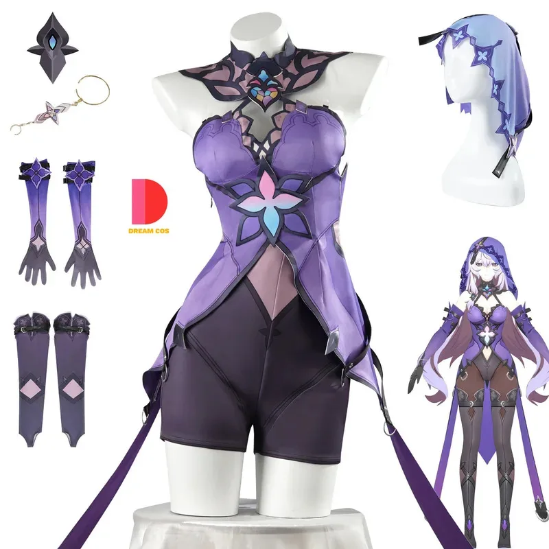

Honkai Star Rail Black Swan Cosplay Costume Carnival Uniform Wig Anime Halloween Costumes for Men Game Full Outfit Set Hot Sale