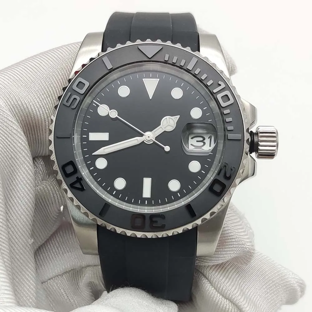 Men\'s Waterproof NH35 Automatic Mechanical Men\'s Watch Luminous Sterile Dial Men\'s Watch Sapphire