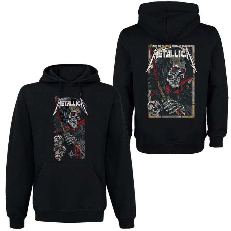2026 Neues, seltenes METALLICA Rock Dark Style Album-Set, langärmeliges Kapuzensweatshirt für Herren und Damen aus Europa und Amerika – Detail 26