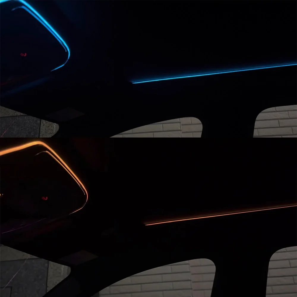 11 Colors Ambient Reading Light for BMW 3 4 5 7 Series G20 G30 X3 X4 X5 X6 X7 G Class Car Roof Skylight Interior Mouldings