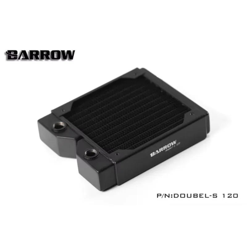 Barrow Doubel-S 120, Double Shaft 120mm Radiator, 34mm Thickness, Copper High-density Water Cooler, Suitable For 120mm Fans