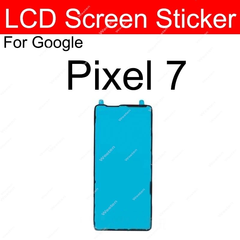 For Google Pixel 7 7 Pro 7A Back Battery Cover Adhesive Sticker Glue Front LCD Screen Adhesive Sticker Repalcement