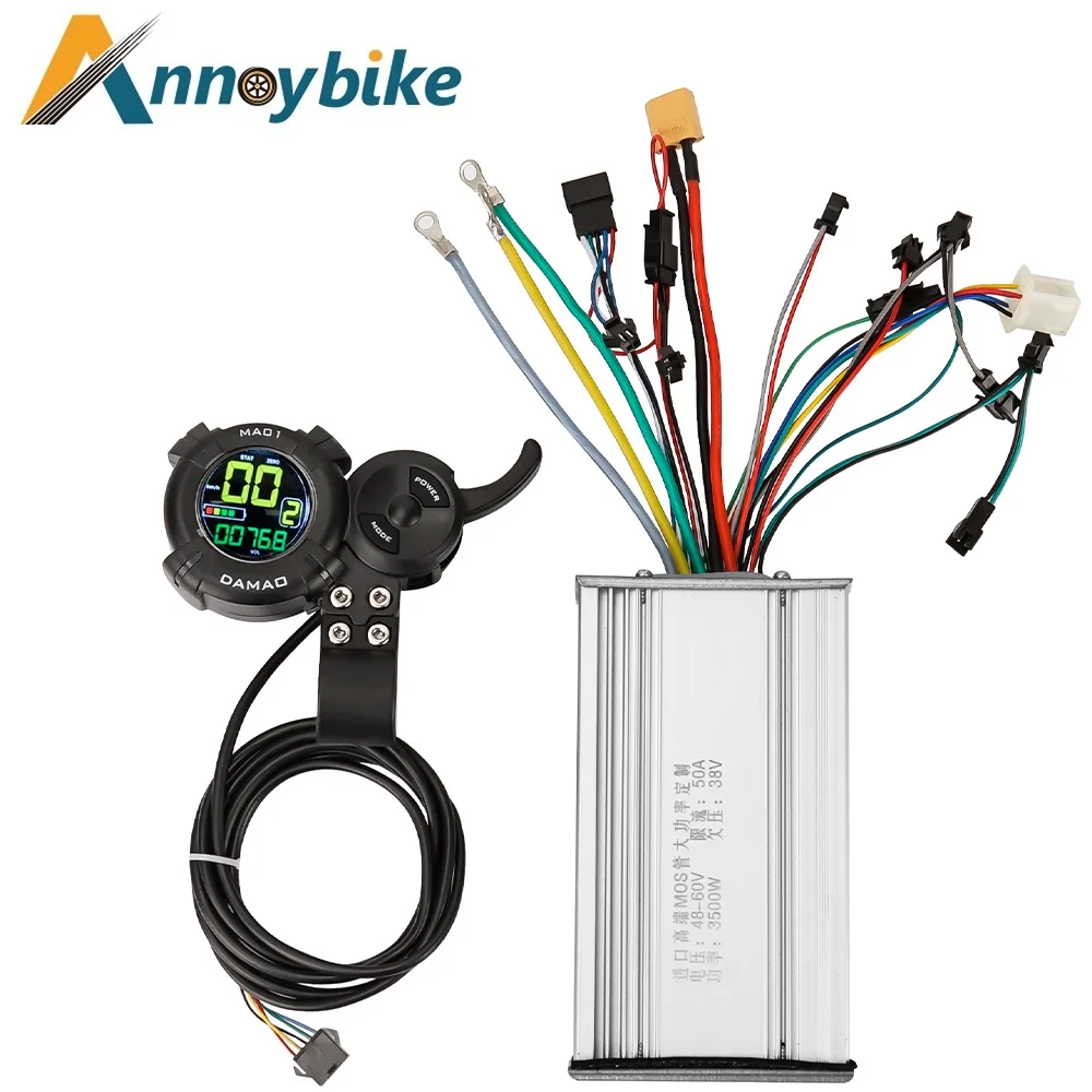 10 Inch 48V 60V 1000W 1200W 1500W Electric Scooter Motor 30A Controller LCD Display Accelerator Set Shared For Dual Drive Motor