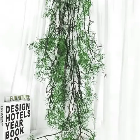 Artificial Hanging Ivy Plants Lifelike Green Faux Vines for Indoor Outdoor Wall Decor Fake Ferns for Home Garden Balcony