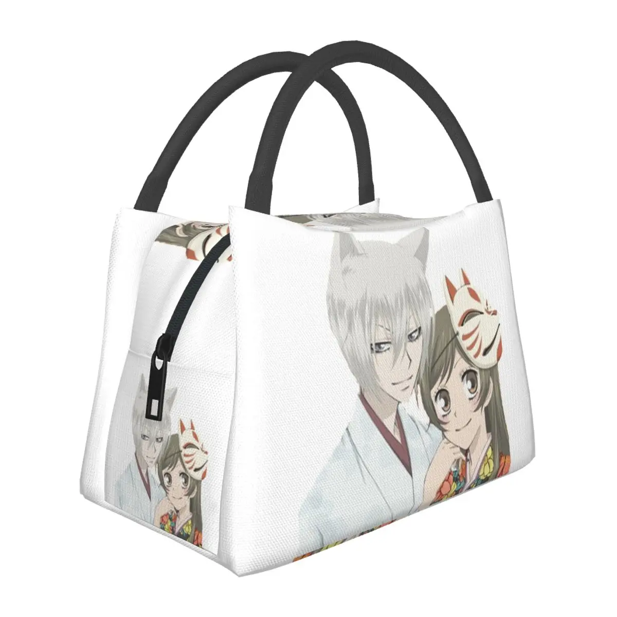 Tomoe And Nanami Love Nice Anime Lunch Bag kamisama kiss Retro Lunch Box School Thermal Lunch Bags Waterproof Design Cooler Bag