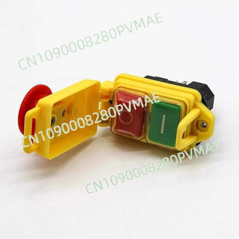 Small lathe drilling and milling machine push switch KJD17B electromagnetic switch 210 lathe start and stop switch