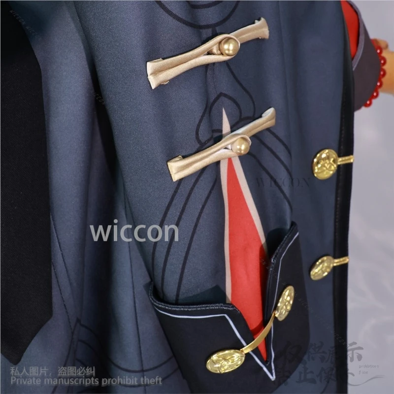 Aventurine Cosplay Costume Anime Game Honkai Star Rail New Coat Pants Wigs For Halloween Christmas New Years Party Customized