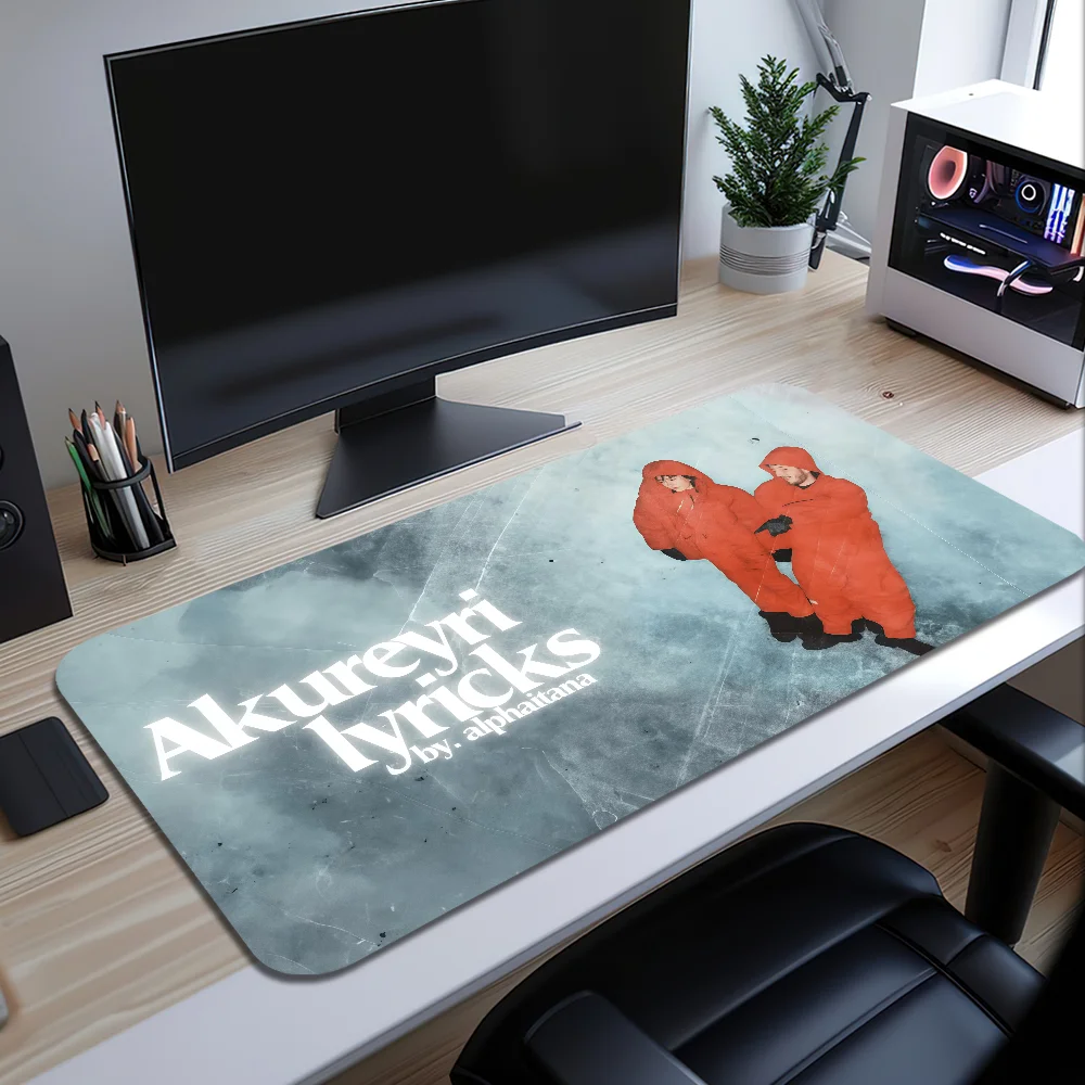 Singer A-Aitana Ocana-Akureyri Mouse Pad Large Desk Mat Keyboard Ergonomic Office Rubber Game PC Non-slip Anti-fray Home Custom